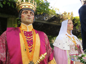 Fires 2018. 37a. Trobada de Gegants de Fires de Sant Narc&iacute;s. La plantada