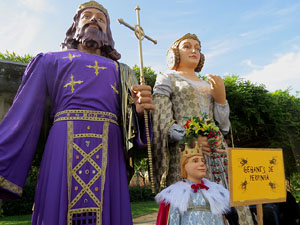 Fires 2018. 37a. Trobada de Gegants de Fires de Sant Narc&iacute;s. La plantada