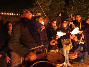 Fires 2018. Espectacle de foc i m&uacute;sica Llumin&agrave;ries de Fires, a c&agrave;rrec de Taller de Magn&egrave;sia i Els Berros de la Cort