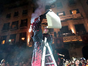 Fires 2018. Preg&oacute; a c&agrave;rrec de Diables de l'Onyar, que celebren el seu 30&egrave; aniversari