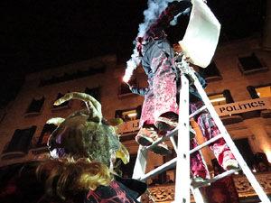 Fires 2018. Preg&oacute; a c&agrave;rrec de Diables de l'Onyar, que celebren el seu 30&egrave; aniversari