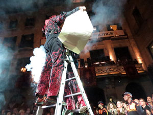 Fires 2018. Preg&oacute; a c&agrave;rrec de Diables de l'Onyar, que celebren el seu 30&egrave; aniversari