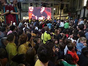 Fires 2018. Preg&oacute; a c&agrave;rrec de Diables de l'Onyar, que celebren el seu 30&egrave; aniversari