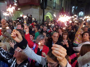 Fires 2018. Preg&oacute; a c&agrave;rrec de Diables de l'Onyar, que celebren el seu 30&egrave; aniversari