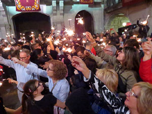 Fires 2018. Preg&oacute; a c&agrave;rrec de Diables de l'Onyar, que celebren el seu 30&egrave; aniversari