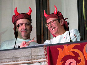 Fires 2018. Preg&oacute; a c&agrave;rrec de Diables de l'Onyar, que celebren el seu 30&egrave; aniversari