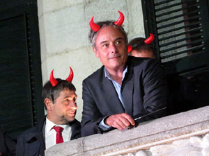 Fires 2018. Preg&oacute; a c&agrave;rrec de Diables de l'Onyar, que celebren el seu 30&egrave; aniversari