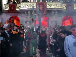 Fires 2018. Preg&oacute; a c&agrave;rrec de Diables de l'Onyar, que celebren el seu 30&egrave; aniversari