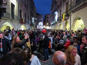 Fires 2018. Preg&oacute; de Fires. Entrada i ballades de capgrossos, gegants i far&agrave;ndula a la pla&ccedil;a del Vi