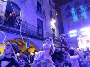 Fires 2018. Preg&oacute; de Fires. Entrada i ballades de capgrossos, gegants i far&agrave;ndula a la pla&ccedil;a del Vi