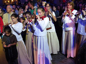 Fires 2018. Preg&oacute; de Fires. Entrada i ballades de capgrossos, gegants i far&agrave;ndula a la pla&ccedil;a del Vi