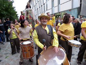 Fires 2018. Preg&oacute; de Fires. Les cercaviles de gegants i capgrossos fins la pla&ccedil;a del Vi