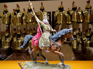 Fires 2018. Exposici&oacute; Soldat de Plom a l'esgl&eacute;sia de Sant Lluc