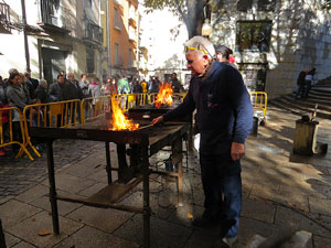 Fira d'Artesania al carrer Ballesteries
