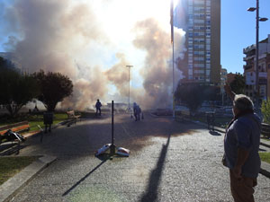 Fires 2018. La tronada dels Quatre Rius a la pla&ccedil;a Catalunya