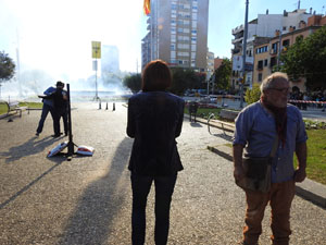 Fires 2018. La tronada dels Quatre Rius a la pla&ccedil;a Catalunya