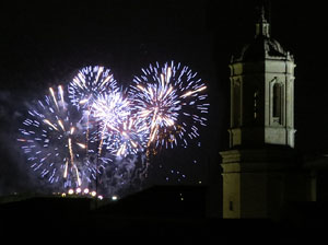 Fires 2018. El castell de focs de cloenda de Fires de Sant Narc&iacute;s