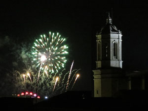 Fires 2018. El castell de focs de cloenda de Fires de Sant Narc&iacute;s
