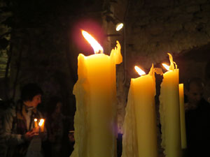 Nadal 2018 a Girona. Encesa de les llums de Hanukk&agrave; al pati dels Rabins