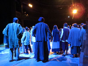 Nadal 2018 a Girona. Assaig de 'Els Pastorets de Girona' al Teatre Municipal