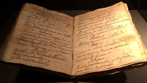 El text m&eacute;s antic d'Els Pastorets que es coneix, un manuscrit datat a Matar&oacute; el 1755, obra de Manuel Verdaguer