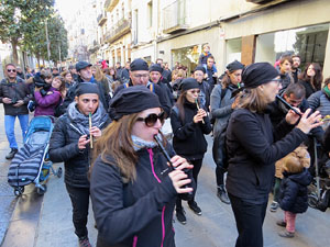 Nadal 2018 a Girona. Els Pastorets de la Mula Baba a la pla&ccedil;a del Pallol