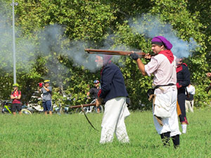 XI Festa Reviu els Setges Napole&ograve;nics de Girona. Recreaci&oacute; d'una batalla napole&ograve;nica al Parc de les Ribes del Ter