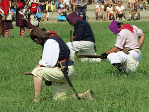 XI Festa Reviu els Setges Napole&ograve;nics de Girona. Recreaci&oacute; d'una batalla napole&ograve;nica al Parc de les Ribes del Ter