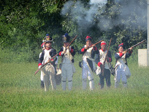XI Festa Reviu els Setges Napole&ograve;nics de Girona. Recreaci&oacute; d'una batalla napole&ograve;nica al Parc de les Ribes del Ter