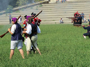 XI Festa Reviu els Setges Napole&ograve;nics de Girona. Recreaci&oacute; d'una batalla napole&ograve;nica al Parc de les Ribes del Ter