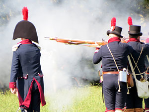 XI Festa Reviu els Setges Napole&ograve;nics de Girona. Recreaci&oacute; d'una batalla napole&ograve;nica al Parc de les Ribes del Ter
