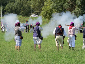 XI Festa Reviu els Setges Napole&ograve;nics de Girona. Recreaci&oacute; d'una batalla napole&ograve;nica al Parc de les Ribes del Ter