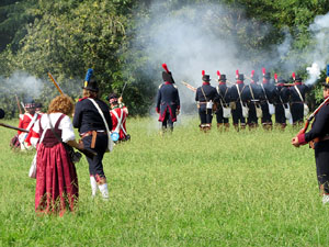 XI Festa Reviu els Setges Napole&ograve;nics de Girona. Recreaci&oacute; d'una batalla napole&ograve;nica al Parc de les Ribes del Ter