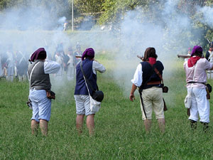 XI Festa Reviu els Setges Napole&ograve;nics de Girona. Recreaci&oacute; d'una batalla napole&ograve;nica al Parc de les Ribes del Ter