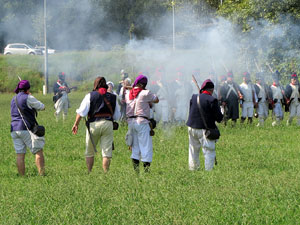 XI Festa Reviu els Setges Napole&ograve;nics de Girona. Recreaci&oacute; d'una batalla napole&ograve;nica al Parc de les Ribes del Ter