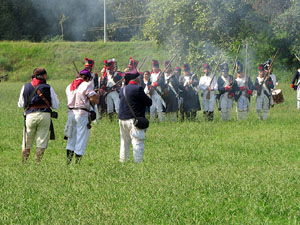 XI Festa Reviu els Setges Napole&ograve;nics de Girona. Recreaci&oacute; d'una batalla napole&ograve;nica al Parc de les Ribes del Ter