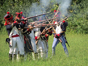 XI Festa Reviu els Setges Napole&ograve;nics de Girona. Recreaci&oacute; d'una batalla napole&ograve;nica al Parc de les Ribes del Ter