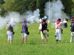 XI Festa Reviu els Setges Napole&ograve;nics de Girona. Recreaci&oacute; d'una batalla napole&ograve;nica al Parc de les Ribes del Ter