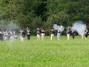 XI Festa Reviu els Setges Napole&ograve;nics de Girona. Recreaci&oacute; d'una batalla napole&ograve;nica al Parc de les Ribes del Ter