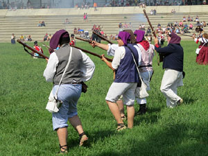 XI Festa Reviu els Setges Napole&ograve;nics de Girona. Recreaci&oacute; d'una batalla napole&ograve;nica al Parc de les Ribes del Ter