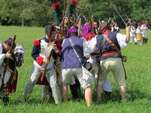 XI Festa Reviu els Setges Napole&ograve;nics de Girona. Recreaci&oacute; d'una batalla napole&ograve;nica al Parc de les Ribes del Ter