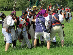 XI Festa Reviu els Setges Napole&ograve;nics de Girona. Recreaci&oacute; d'una batalla napole&ograve;nica al Parc de les Ribes del Ter