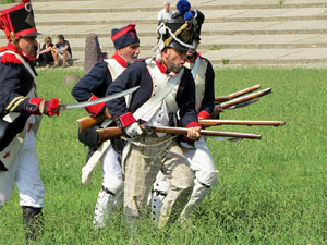 XI Festa Reviu els Setges Napole&ograve;nics de Girona. Recreaci&oacute; d'una batalla napole&ograve;nica al Parc de les Ribes del Ter