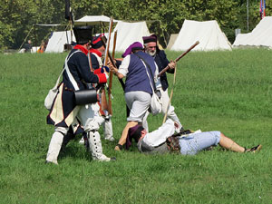 XI Festa Reviu els Setges Napole&ograve;nics de Girona. Recreaci&oacute; d'una batalla napole&ograve;nica al Parc de les Ribes del Ter