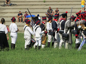 XI Festa Reviu els Setges Napole&ograve;nics de Girona. Recreaci&oacute; d'una batalla napole&ograve;nica al Parc de les Ribes del Ter