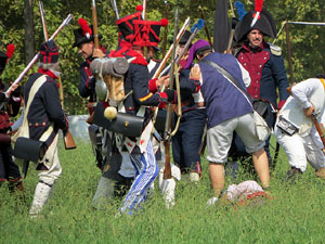 XI Festa Reviu els Setges Napole&ograve;nics de Girona. Recreaci&oacute; d'una batalla napole&ograve;nica al Parc de les Ribes del Ter