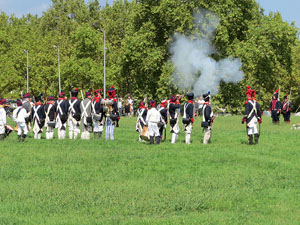 XI Festa Reviu els Setges Napole&ograve;nics de Girona. Recreaci&oacute; d'una batalla napole&ograve;nica al Parc de les Ribes del Ter