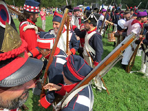 XI Festa Reviu els Setges Napole&ograve;nics de Girona. Cloenda de la recreaci&oacute; al Parc de les Ribes del Ter