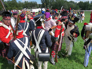 XI Festa Reviu els Setges Napole&ograve;nics de Girona. Cloenda de la recreaci&oacute; al Parc de les Ribes del Ter