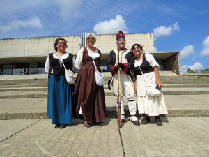 XI Festa Reviu els Setges Napole&ograve;nics de Girona. Cloenda de la recreaci&oacute; al Parc de les Ribes del Ter